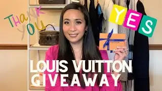 LOUIS VUITTON GIVEAWAY | 1K CELEBRATION | GRATEFUL | YOUTUBE JOURNEY