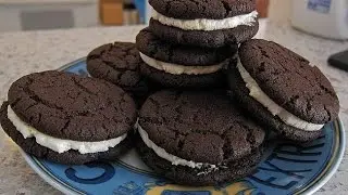 •Cooking•:Как сделать печенье OREO.Наполняем начинкой #2 :)