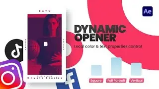 Top After Effects Projects: Instagram Dynamic Opener + Free Font