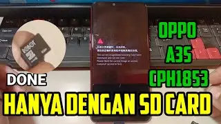 Oppo A3S cph1853 the current image boot recovery destroyed | Done hanya dengan SD Card