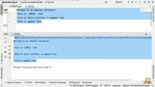 63. Python File Handling | How to show / output File contents in Python