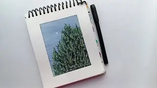 Drawing a Beautiful Scenery with Cheap Watercolor Set | Why Color Doesn't AlwaysMatter