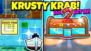How To Get Into The KRUSTY KRAB! | Roblox SpongeBob Simulator