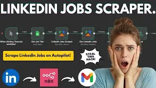 How to EASILY Scrape LinkedIn Jobs in Minutes Using N8N!