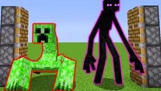 Mutant Creeper + Mutant Enderman= ??? / minecraft