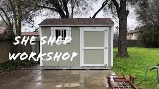 She Shed Workshop and Update