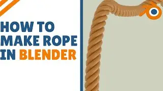 How to make rope in blender 2.9