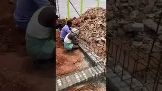 Ground level plinth beam brick work and rebar work | civil engineering practical knowledge 