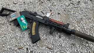 Suppressed AK SBR With Subsonic Brown Bear & PPU Ammo