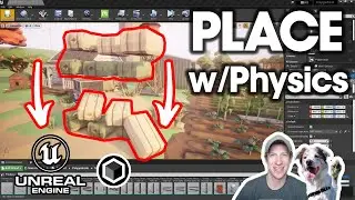 Placing Objects WITH PHYSICS in Unreal Engine!
