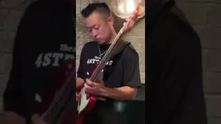 KK feat.teppei kawasaki Bass solo Live@cafe uningle