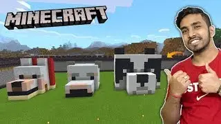 I MADE HOUSE FOR MY DOG AND PANDA| MINECRAFT GAMEPLAY #64