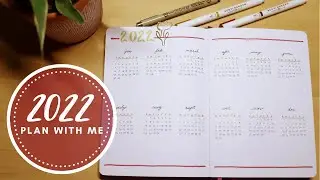 2022 Bullet Journal Plan With Me - Simple Setup