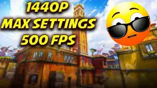 ITS A DIFFERENT GAME ! VALORANT @1440P MAX SETTINGS AT 500+ FPS.