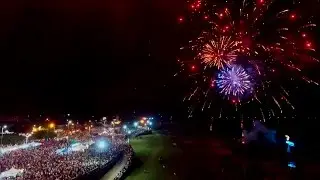 Reveillon Pirapora-MG - Imagens Aérias.