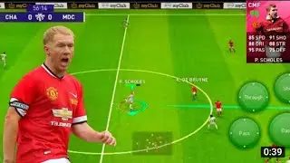 Unbelievable Long goal Paul Scholes 😱🔥 Pes 2022 Mobile #shorts