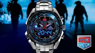 Настоящие Командирские мужские часы TVG