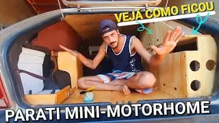 Vejá como está ficando nossa nova casa no carro