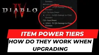 Item Power Tiers - How Do They Work when Upgrading?