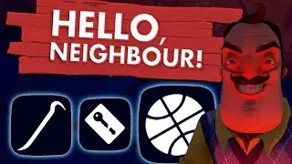 4 ITEMS CHALLENGE | Hello Neighbor Challenges (Hello Neighbour Alpha 2 Update)