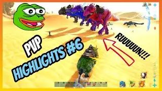 PvP HIGHLIGHTS #6 | FLYER RAGNAROK 45 DC ON TOP | PS4 ARK OFFICIAL SMALL TRIBES