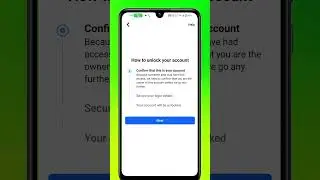 Your Account has been locked Confirm Your Identity problem 😭