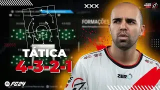 A MELHOR TÁTICA META (4-3-2-1) ATUALIZADA NO EAFC 24!