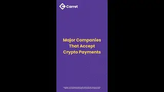 Major Companies That Accept Crypto Payments | #shorts