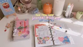 real time asmr journal with me #7 🐯 soft piano music ver. hotel deluna ost