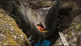 Geometric boulders in Russia FA by Vadim Timonov