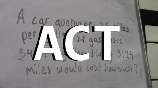 ACT Test Study Practice - Word Problem
