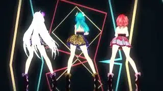 [MMD] I WANNA DANCE Miku Haku Teto (Motion DL)