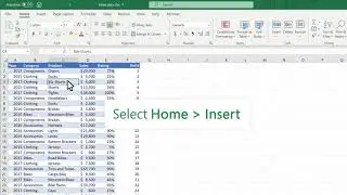 How to insert or delete rows and columns in Microsoft Excel