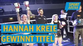 Deutsche Meisterin – Hannah Kreie aus München gewinnt Titel im K-1 der Profis bei „Ring of Fire