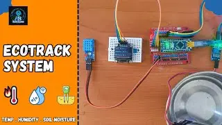 DHT11 and Soil Moisture With OLED | Arduino Project | Soil Monitoring system