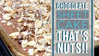 Making a Chocolate Sheet Cake!
