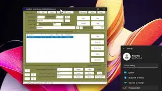 Hide Auto Mouse Click Window and Change Colors