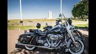 Night Ride on Harley Davidson