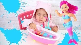 КУКЛА РУСАЛКА Evi. Коллекция кукол Evi / Doll Mermaid Evi