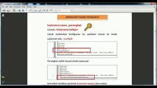 Kelas Cisco Part 6 - Mengganti Hostname Pada Cisco Packet Tracer