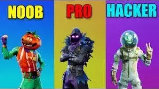 NOOB vs PRO vs HACKER - Fortnite Battle Royale !