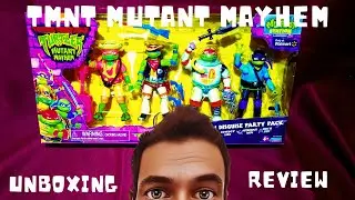 TMNT Mutant Mayhem | All 4 Turtles | Costume Party | Unboxing and Review