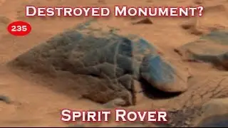 Destroyed Monument On Mars Photographed By NASA's Spirit Rover?