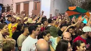 Retreta acompañada por La Banda de Agaete en La Rama del Valle de Agaete 2023