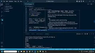How to split string in python || How to split words in python || split function