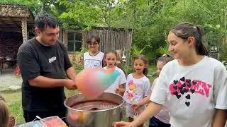 Joyful Day with Kids | Remote Mountains Village | Mountain Chef's Cooking in Nature | Rustic Living