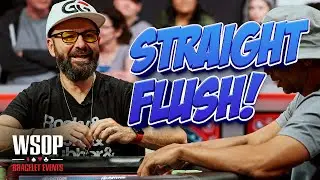 Daniel Negreanu Hits 2-Outer Straight Flush at $50,000 Poker Players Championship Final Table!
