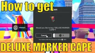How to get DELUXE MARKER CAPE in BIC DrawPlanet: Go Make WOW | City Area
