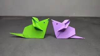 HOW TO MAKE A RAT ORIGAMI EASILY - ORIGAMI TUTORIALS