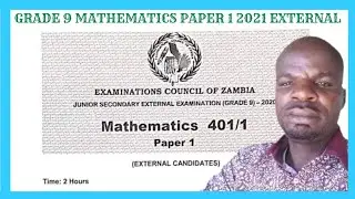 Grade 9 Mathematics paper 1 2021 external